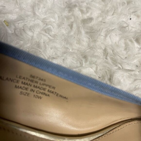 Wendy Williams leather calf hair Leopard Print Flats with Blue trim SZ10W - Picture 10 of 11